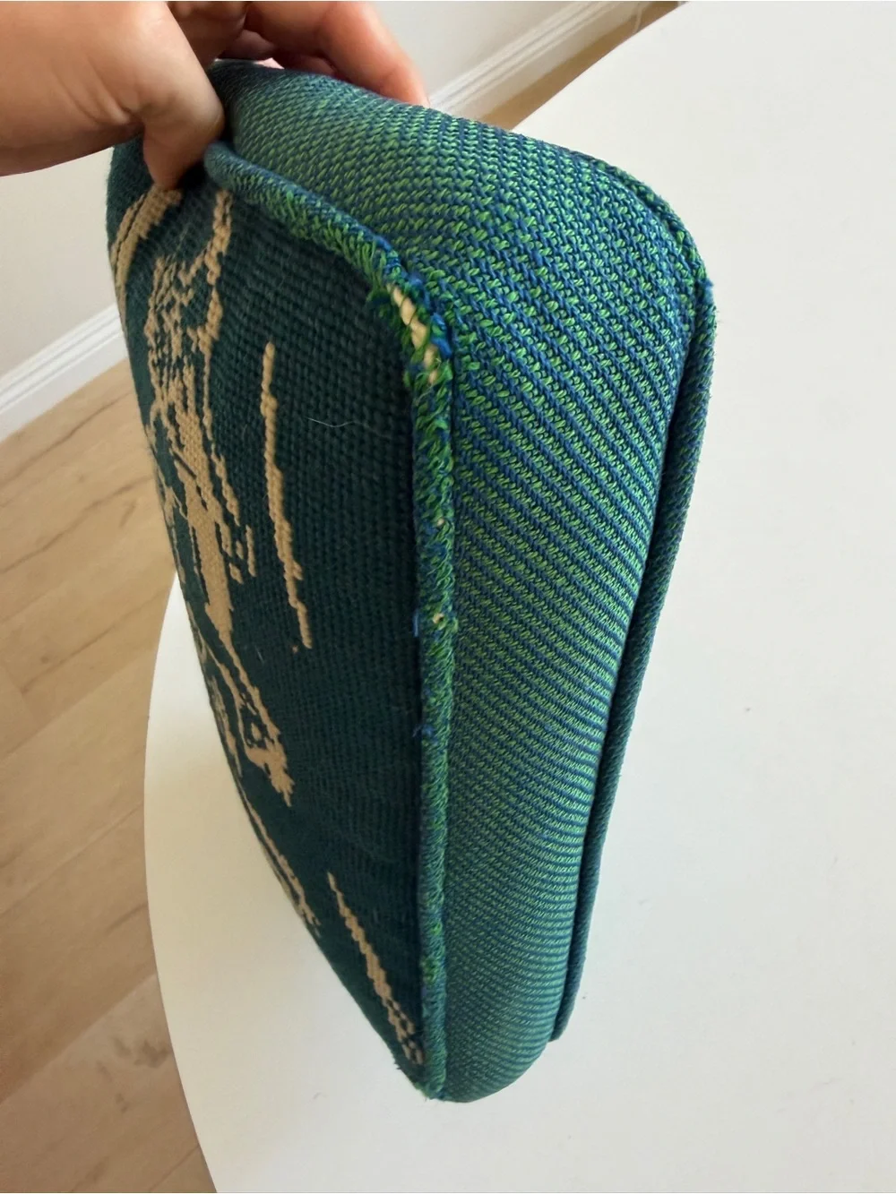 VINTAGE Horse Stitched Pillow